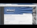 Less CSS Tutorial for Beginners - 1 - Getting Started and Installing