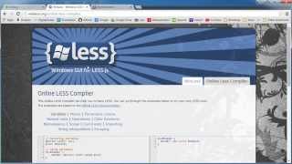 Less CSS Tutorial for Beginners - 1 - Getting Started and Installing