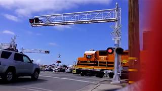 SJVR 1825 \u0026 2126 Passes East California Avenue Railroad Crossing Bakersfield,Ca 3/23/2018