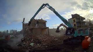 Afbraak FOD-gebouw door Devagro in Diksmuide - Timelapse