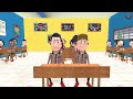 school me daku 🥷🏻🥷🏻 स्कूल मे डाकू @komedykeking teacher vs students funny comedy cartoon