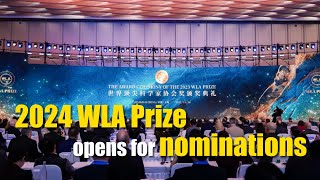 2024 WLA Prize opens for nominations