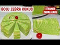 BOLU ZEBRA KUKUS | STEAMED ZEBRA CAKE