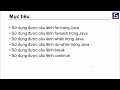 [Java tutorial] Bài 1.2: Vòng lặp Java | CodeGym