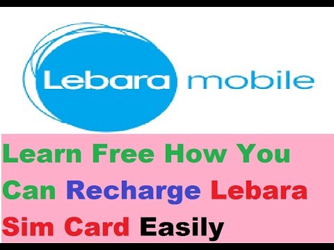 Lebara Sim Card - How To Recharge Lebara Sim Card - How To Recharge