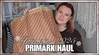 HUGE NEW IN PRIMARK TRY ON HAUL JANUARY 2025 Size UK 16 *January Sales!* | Clare Walch