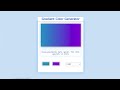 Gradient Color Generator using JavaScript & CSS