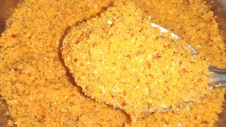 Dry Dal and Dry Coconut Powder (Putnala Pappu and endu kobbari podi ).