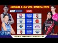 JADWAL MEGAWATI MINGGU INI: NOV 2024 - RED SPARKS vs HI-PASS - KOVO CUP 2024 LIGA VOLI PUTRI KOREA