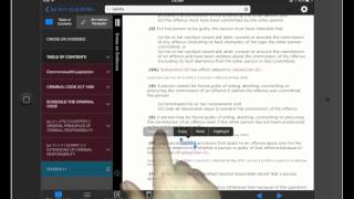 Legal Dictionary on LexisNexis Red - Legal Research and Referencing Application