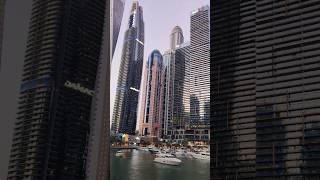 Dubai Marina Sunset Cruise 🇦🇪 #dubai #travel #dubaimarina #sunset #cruise