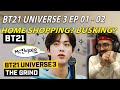 We're back! ! BT21 UNIVERSE 3 EP.01- The Grind - EpP.02 - Facing Reality | Reaction