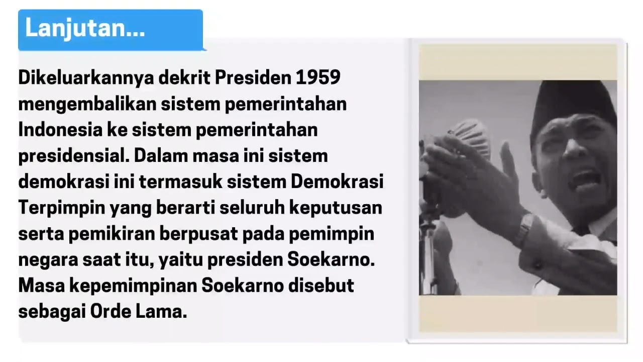 Sistem Pemerintahan Indonesia Dari Masa Ke Masa 1945 - Sekarang |orde ...