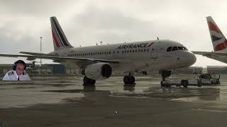 Paris  - Nice en A319 afr ivao , xplane 12