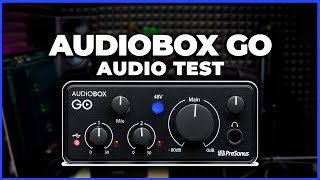 PreSonus AudioBox Go Audio Test