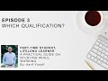 Episode 3: Which qualification? (A practical guide on studying while working)