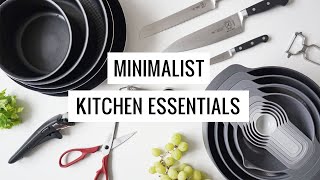 Minimalist Kitchen Essentials | My Minimalist Micro Apartment