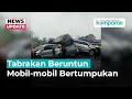 Tabrakan Beruntun di Tol Cipularang KM 92, Mobil-mobil Bertumpukan