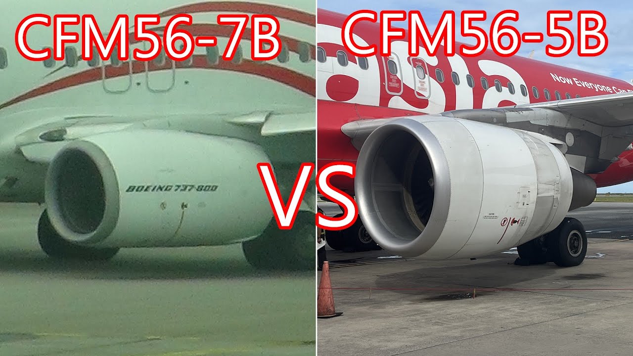你喜歡哪個引擎音浪 737 800的cfm56 7b 和 A320 200的cfm56 5b 引擎加速聲浪 Youtube