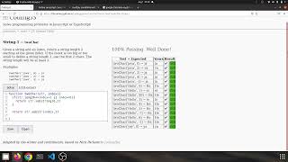 String 1 twoChar Javascript solution