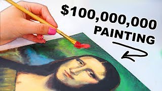 I Painted The Mona Lisa With The World's CHEAPEST Paint...