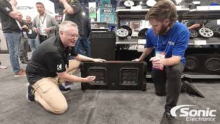 Kicker L7T Down Fire Loaded Subwoofer Enclosure (SEMA 2024)