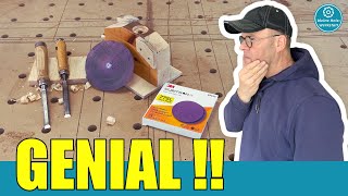 Pro tip: This grinding wheel changes everything! ⏐Sharpens super quickly⏐Small wood workshop