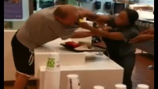 McDonald's Employee Fights Back After Argument Over Straw