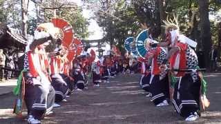 鬼剣舞 2013年12月22日　新横浜・篠原八幡神社