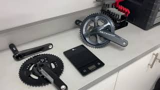 Quarq DZero crankset weigh in