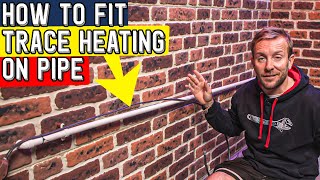 How to Install trace heating on condense pipe