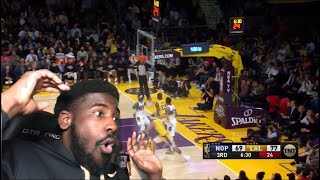 Lebron Welcomes Zion To The League With 40pts! Lakers vs Pelicans Highlight Reaction! #NBA #Reaction