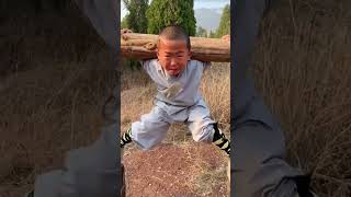 Very Hard Training for 👀💥😜 Young Shaolin Kid #shorts #shaolin #wushu