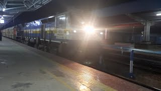 17308 Bagalkot Mysore Basava Express arriving at dharmavaram railway station