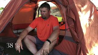 Camping in severe thunderstorm, And First look at Mountainsmith Mountain Dome 2