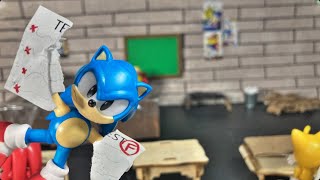 Sonic gets a F (Sonic Stop-Motion)