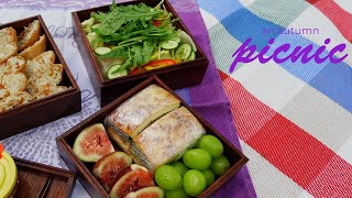 A vegan sandwich | Picnic food ideas | 가을 피크닉 런치박스