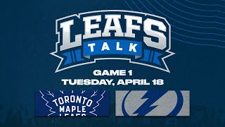Maple Leafs vs. Lightning Game 1 LIVE Post Game Reaction - Leafs Talk