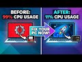 How to Fix 100% CPU Usage on Windows 10 & Windows 11 (Real Fix 2026)
