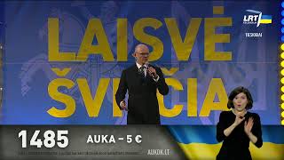 Vienybės ir solidarumo su Ukraina akcija „Laisvė šviečia“ | 2022-02-24