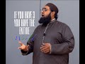 If You Have 3, You Have The Entire World | Imam Nadim Bashir | Khatira