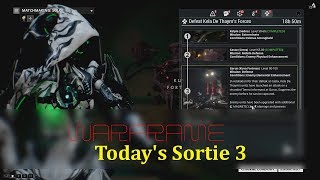 【Warframe】ソロ防衛：属性攻撃耐性：Kuva要塞：グリニア：Ivara【今日のソーティ3】