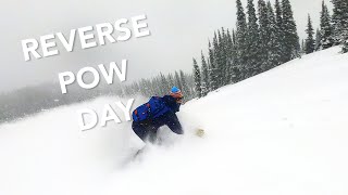 Snowboarding an EPIC Pow Day At Crystal Mountain