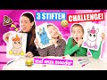 3 STIFTEN CHALLENGE met onze MOEDER!!! [3 Marker Challenge] ♥DeZoeteZusjes♥