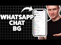 How to Change WhatsApp Chat Background on iPhone 2026 (Step-By-Step Tutorial)