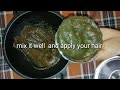 henna indigo hair dye 1step process 💯 result നീലയമരി ഹെയർ ഡൈ natural remedy for grey hair