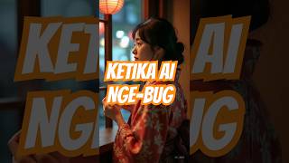 Ketika AI nge-bug, hasilnya ada yang lucu, ada juga yang serem #aiart #error