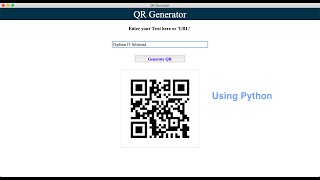 Qr Generator using Python with GUI