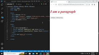 Javascript#32 Dynamic style change using javascript bangla tutorial