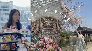 Korea mini vlog🇰🇷 | Seoul | food, market, hanbok rental, celebrating my 19th birthday